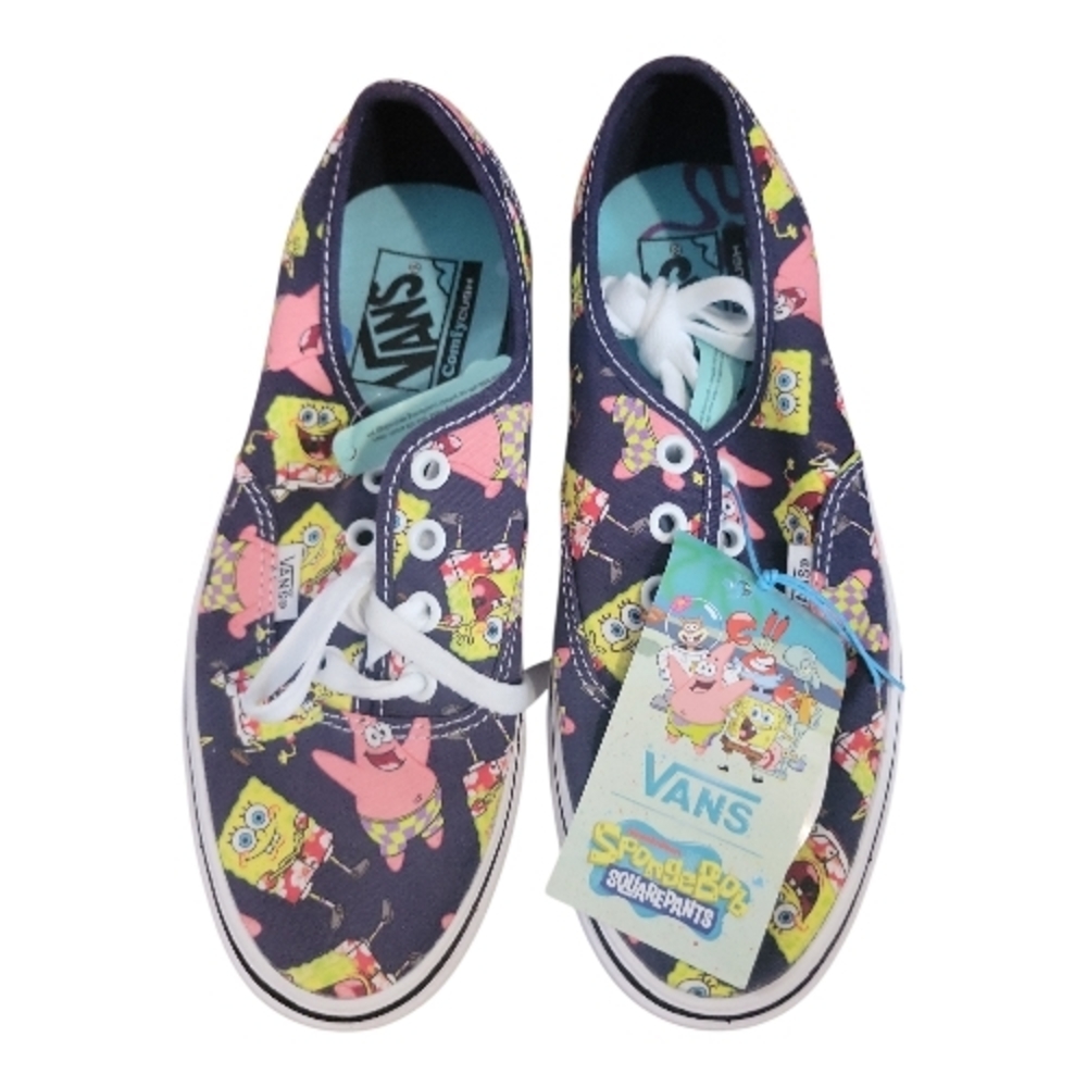 Vans SpongeBob Patterned Sneakers - Black and Pink